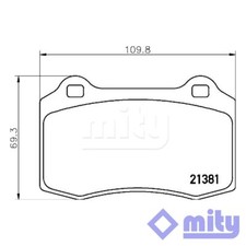 Fits Jaguar S-Type XK8 Citroen DS3 Peugeot 208 Brake Pads Set Front Rear Mity