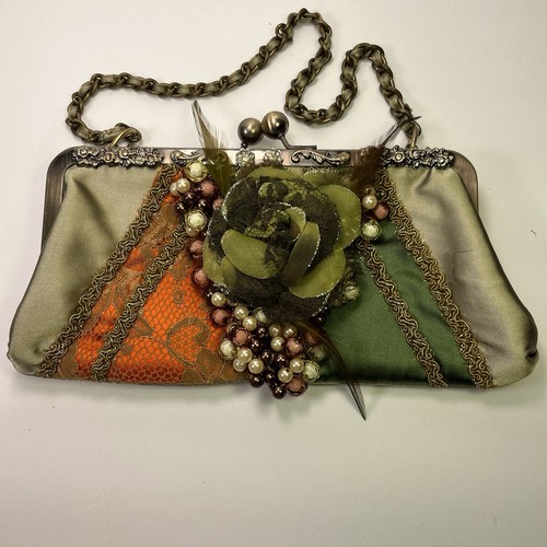 Vintage boutique satin floral - vintage,