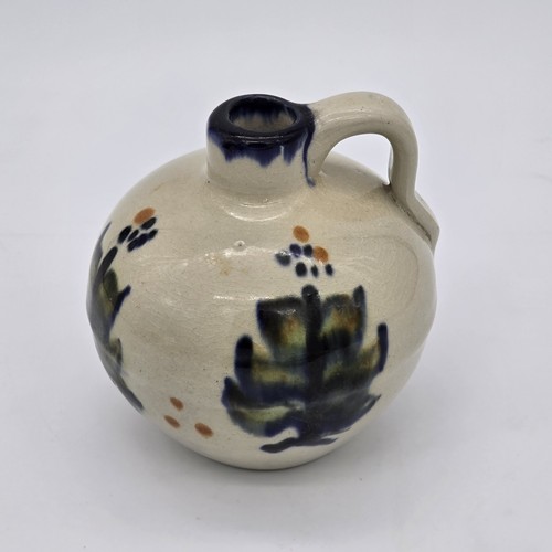 Stoneware jug with handle hand - stoneware,