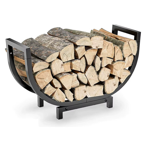 Log rack indoor steel firewood - log,