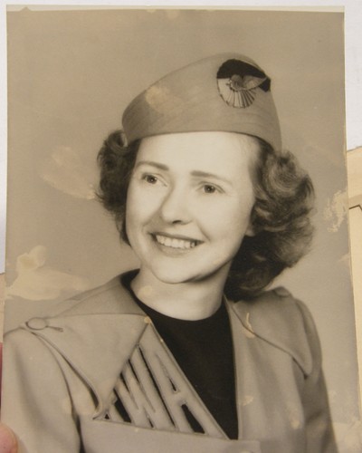 Vintage photo twa air hostess - twa,