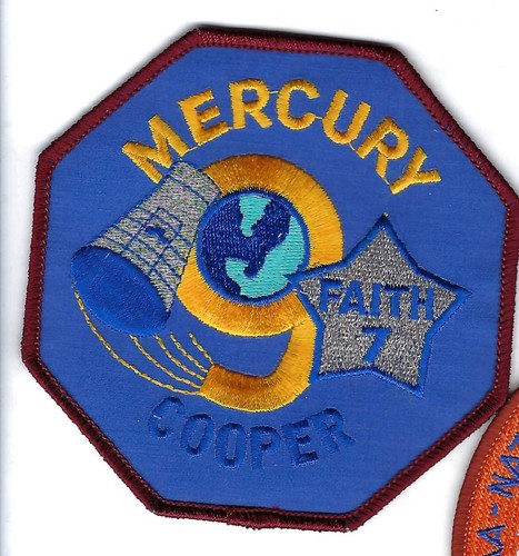 Patch nasa mercury - mercury, 7