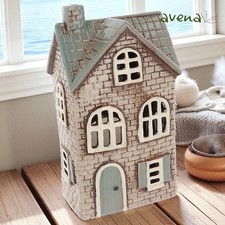 Brick House Large Village Pottery Collection Ornament Tealight Holder 340326