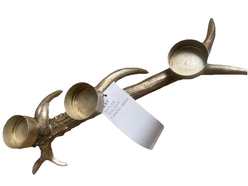 Next 38cm gold antler - 38cm, tea