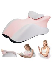 Adult Memory Foam Ergonomic Wedge Prone Pillow, Bed Pillow for Sitting Up, Ba...