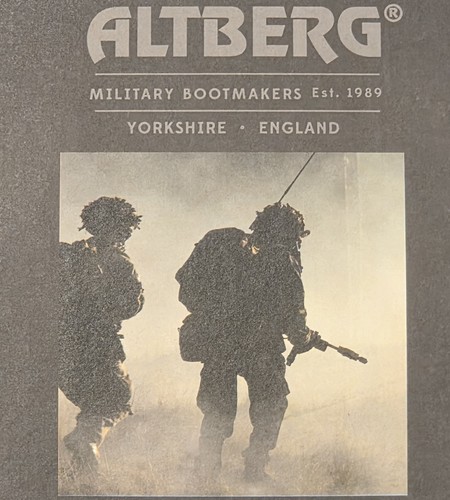 Altberg military boots size - military,