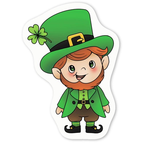 Irish leprechaun decal - 'irish, leprechaun'