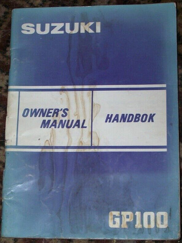 Suzuki gp100 owners - suzuki,