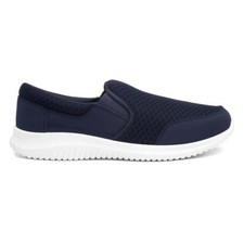 Mens Shoes Blue Adults Slip On Trainers Casual Flexible Barney SIZE