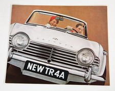 Triumph TR4A sales brochure