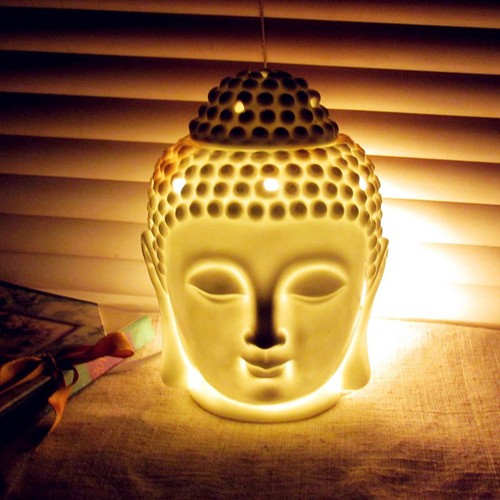 Buddha ceramic oil - buddha, burner