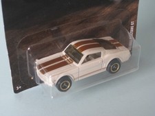 Matchbox 1965 Ford Mustang White Gold Stripes Classic USA 68mm Toy Model car