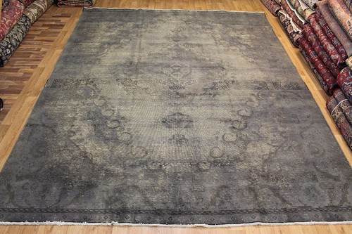 Large oriental overdyed carpet - large,