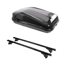 Roof Bars & Roof Box 420L for Vauxhall Zafira MK2 2005-2014 Flush Roof Rails