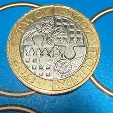 2007 2 Pound Coin 1707-2007