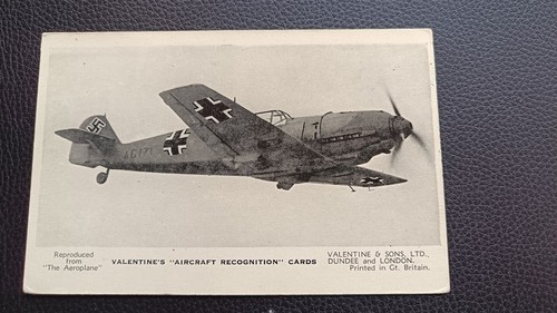 Ww2 aircraft recognition - ww2, card