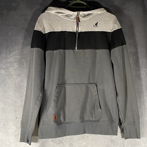 Kangol hoodie mens gray - hoodie,
