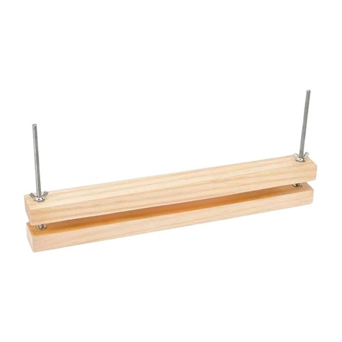 Wooden bookbinding press book - bookbinding,