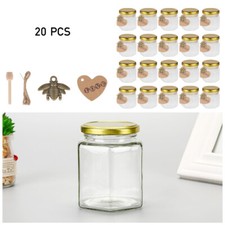 45ml Clear Glass Mini Jam Jars