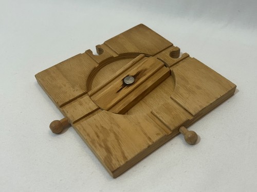 Wooden way turntable train - 4,
