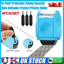 4Pcs/Set ID Theft Protection Stamp Security Data Defender Protect Privacy Roller