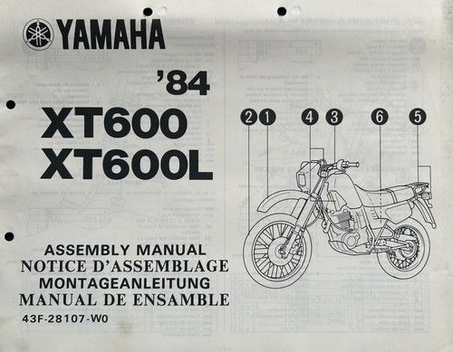 Yamaha xt600 xt600l 1984 - /,