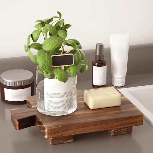 Wood display tray - tray, counter