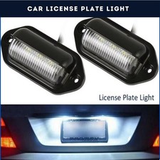 2x License Number Plate Light