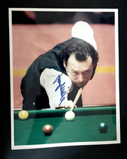 JIMMY WHIRLWIND WHITE - LEGENDARY SNOOKER PLAYER - EXCELLENT SIGNED PHOTOGRAPH