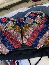 Vintage Hunza Sequin Bustier