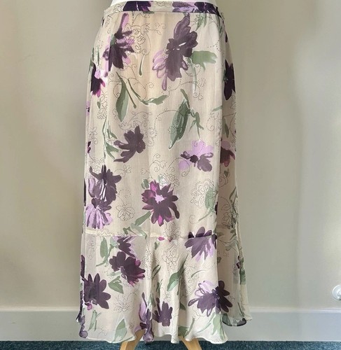 Jacques vert floral midi skirt - vert,