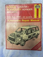 Haynes #1231 Caravan Voyager