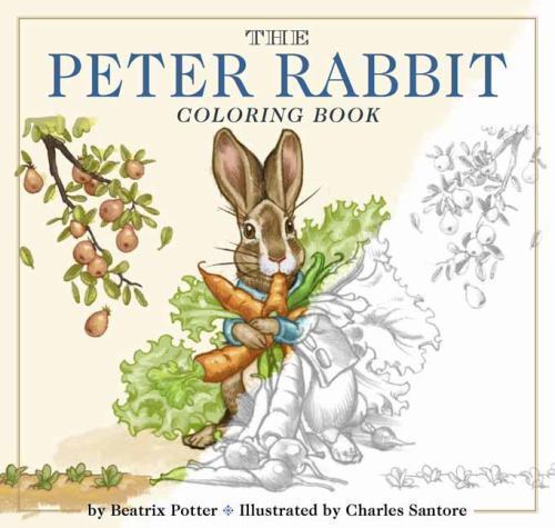 Peter rabbit coloring book a - peter, :
