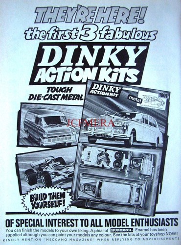 1971 dinky toys advert - dinky,