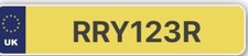 Private Cherished Number Plate