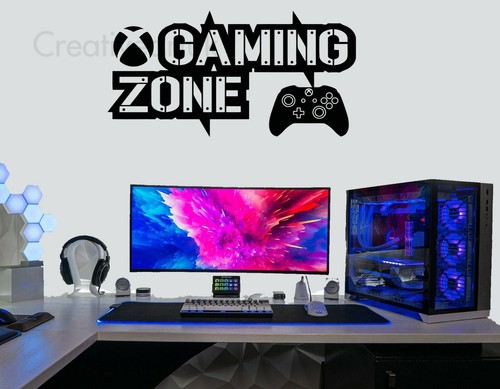 Gaming zone wall stickers xbox - zone,
