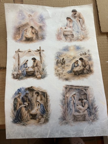 Rice paper for decoupage - rice,