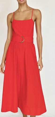 Zara red summer - zara, midi