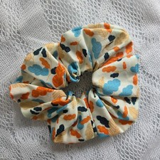 Floral Print Cotton Scrunchies