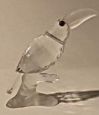 Swarovski Crystal Wildlife Perched Toucan,  No Box, No Booklet