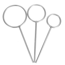 3pcs Sturdy Laboratory Support Retort Ring Laboratory Experiment Labs Supplies