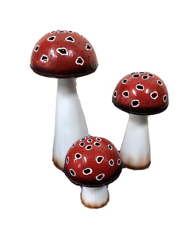 Metal light mushroom - metal,