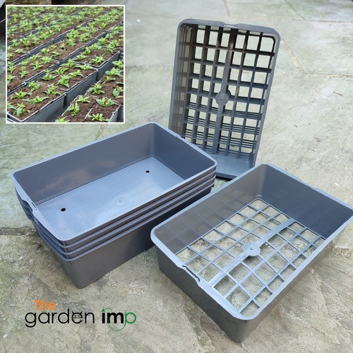 7cm square plant pot trays - 7cm,