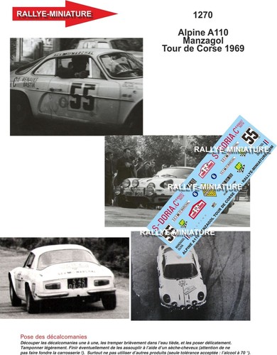 Decals ref 1270 - 1/32, alpine
