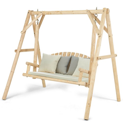 Wooden porch swing outdoor - wooden,