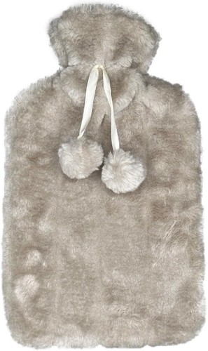 Hot water bottle with cover - hot,