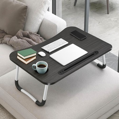 Foldable laptop bed table tray - foldable,