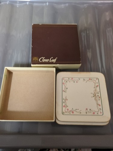 Clover leaf coasters - clover,