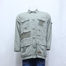 Lauren Ralph Lauren Women’s Green Safari-Style Utility Jacket 1X Green Dusk A-05