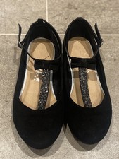 NEXT Girls Black Faux Suede